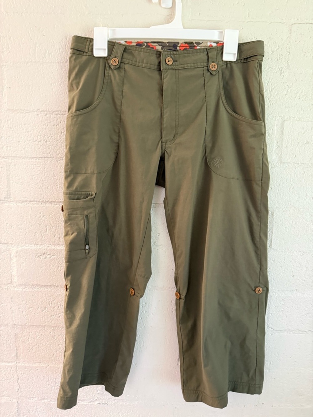 Olive Green Utility Cargo Pants